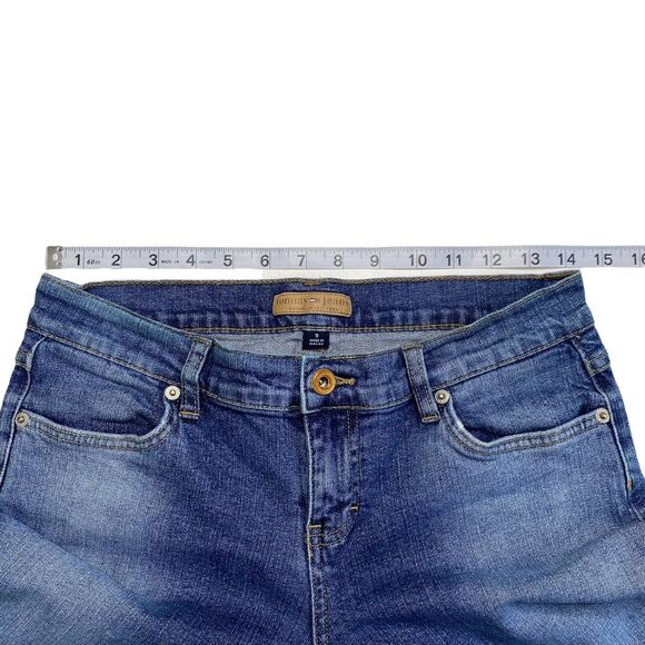 Vintage Tommy Hilfiger Tommy Jeans Denim Bermuda Shorts Flap Pockets Y2K 2005 9 - Picture 9 of 15